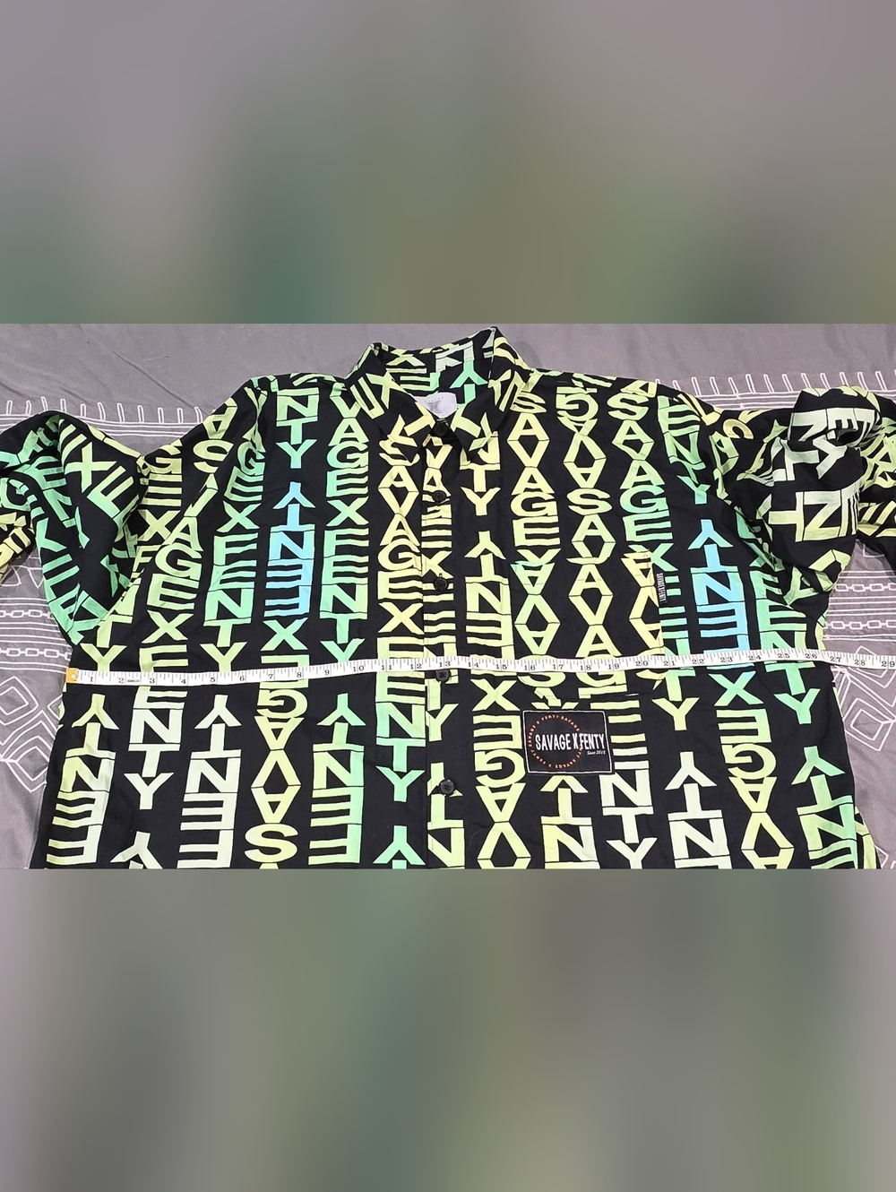 Savage X Fenty Oversized Logo Dress Size Medium - Picture 5 of 7